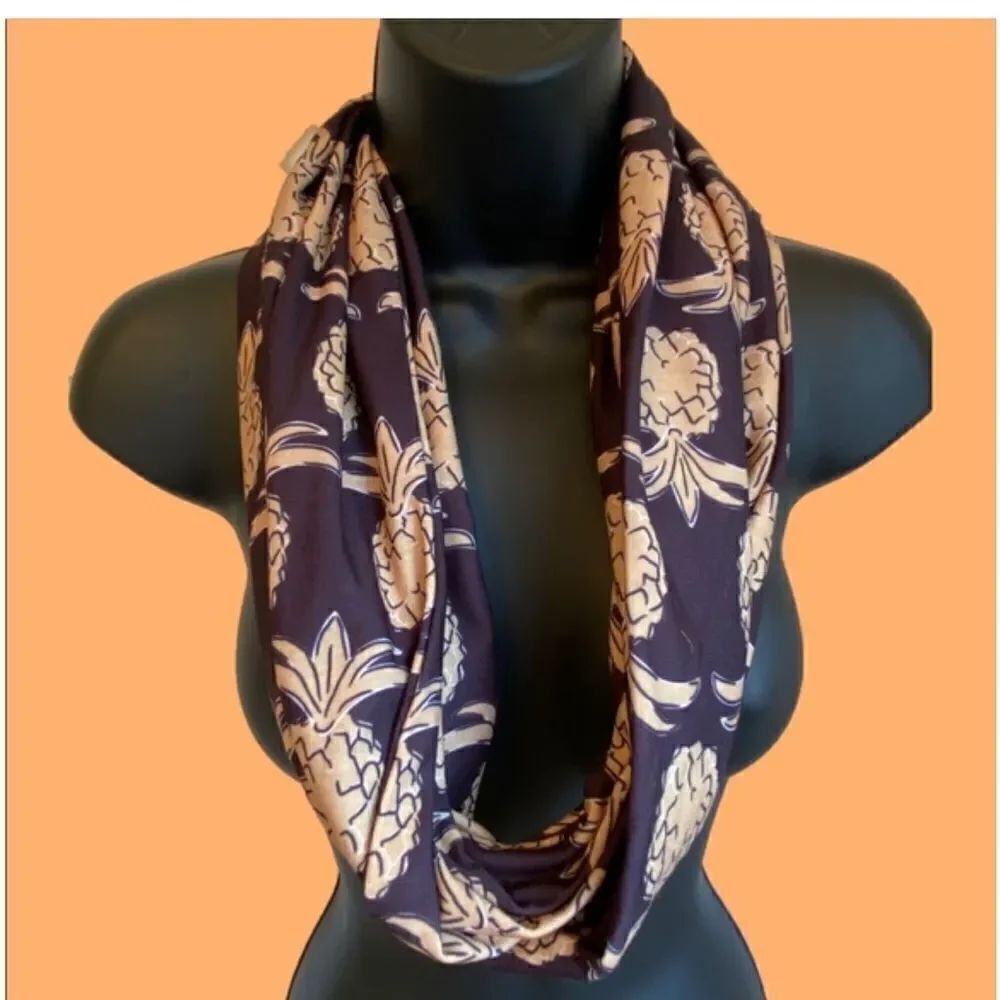 Simply Southern Pineapple Infinity Scarf